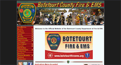 Desktop Screenshot of botetourtfireems.org